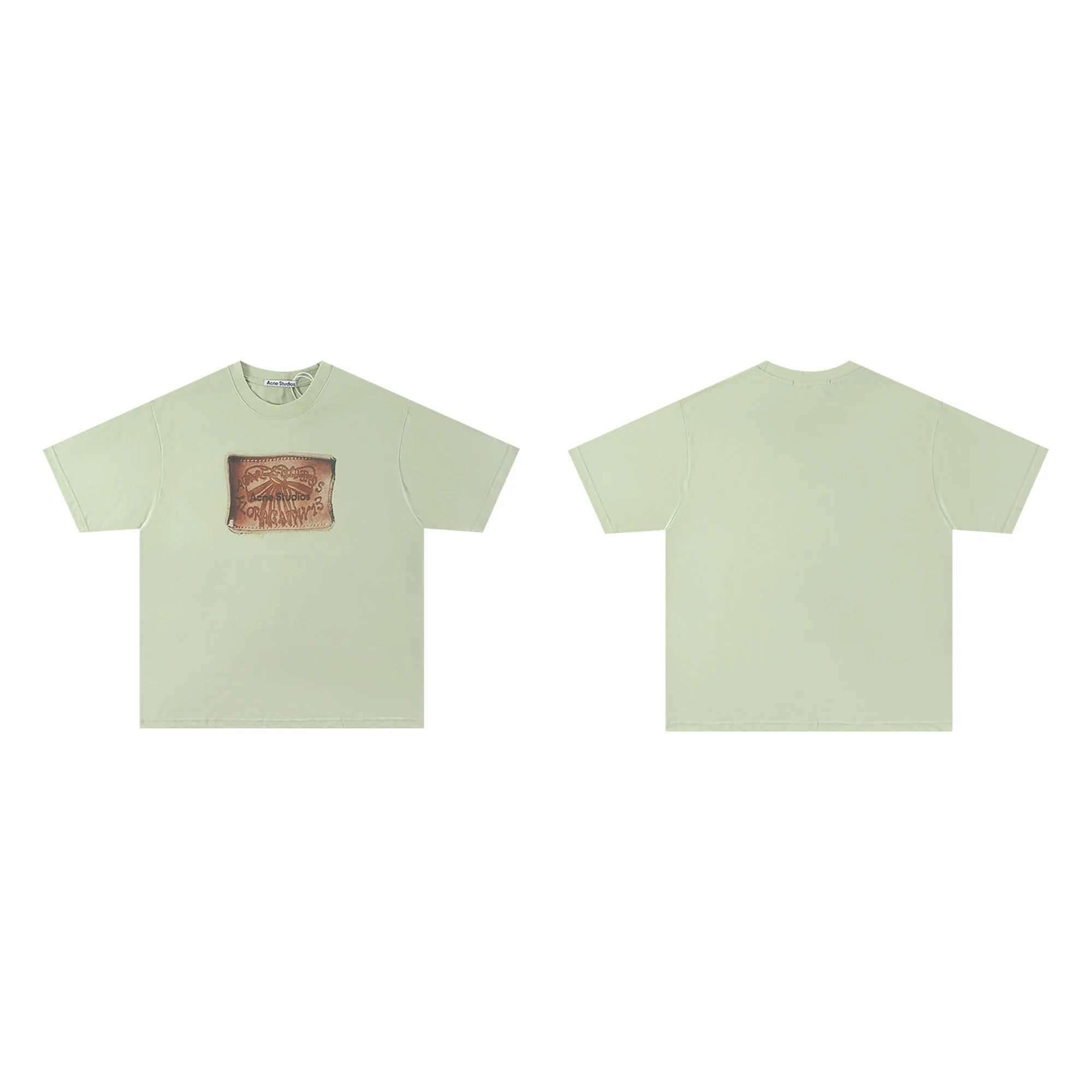 Distressed Patch Logo Oversized T-Shirt D10011384