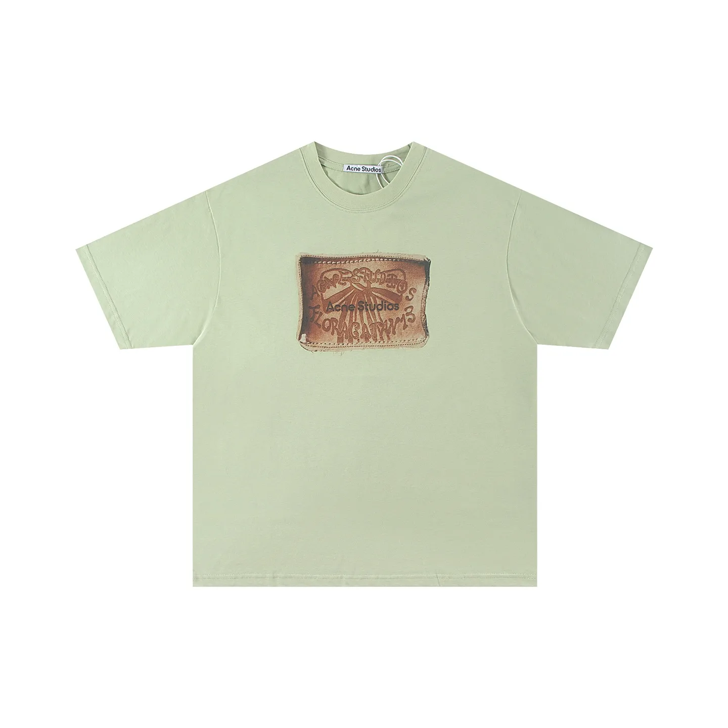 Distressed Patch Logo Oversized T-Shirt D10011384 — view 2