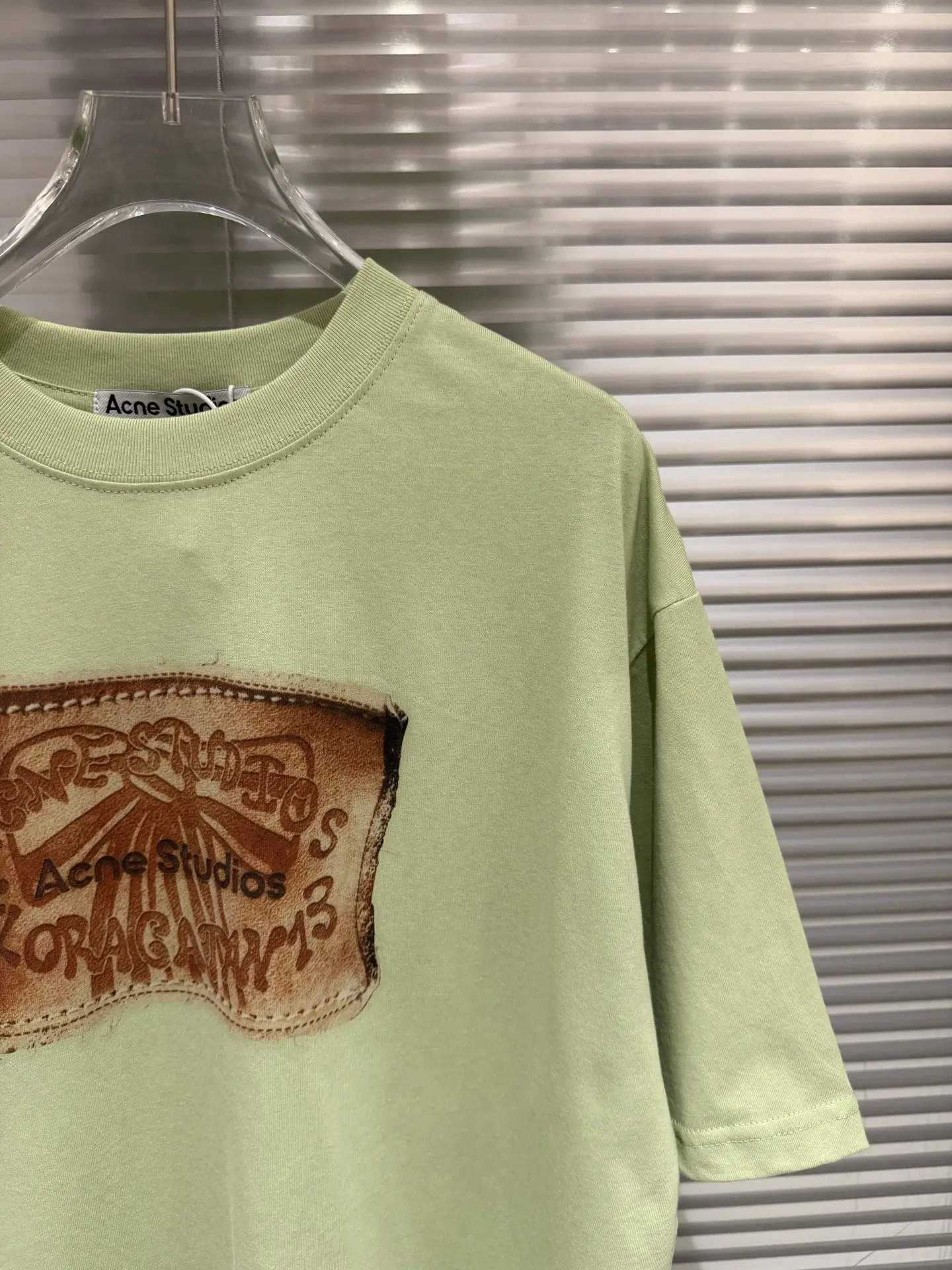 Distressed Patch Logo Oversized T-Shirt D10011383 — view 6