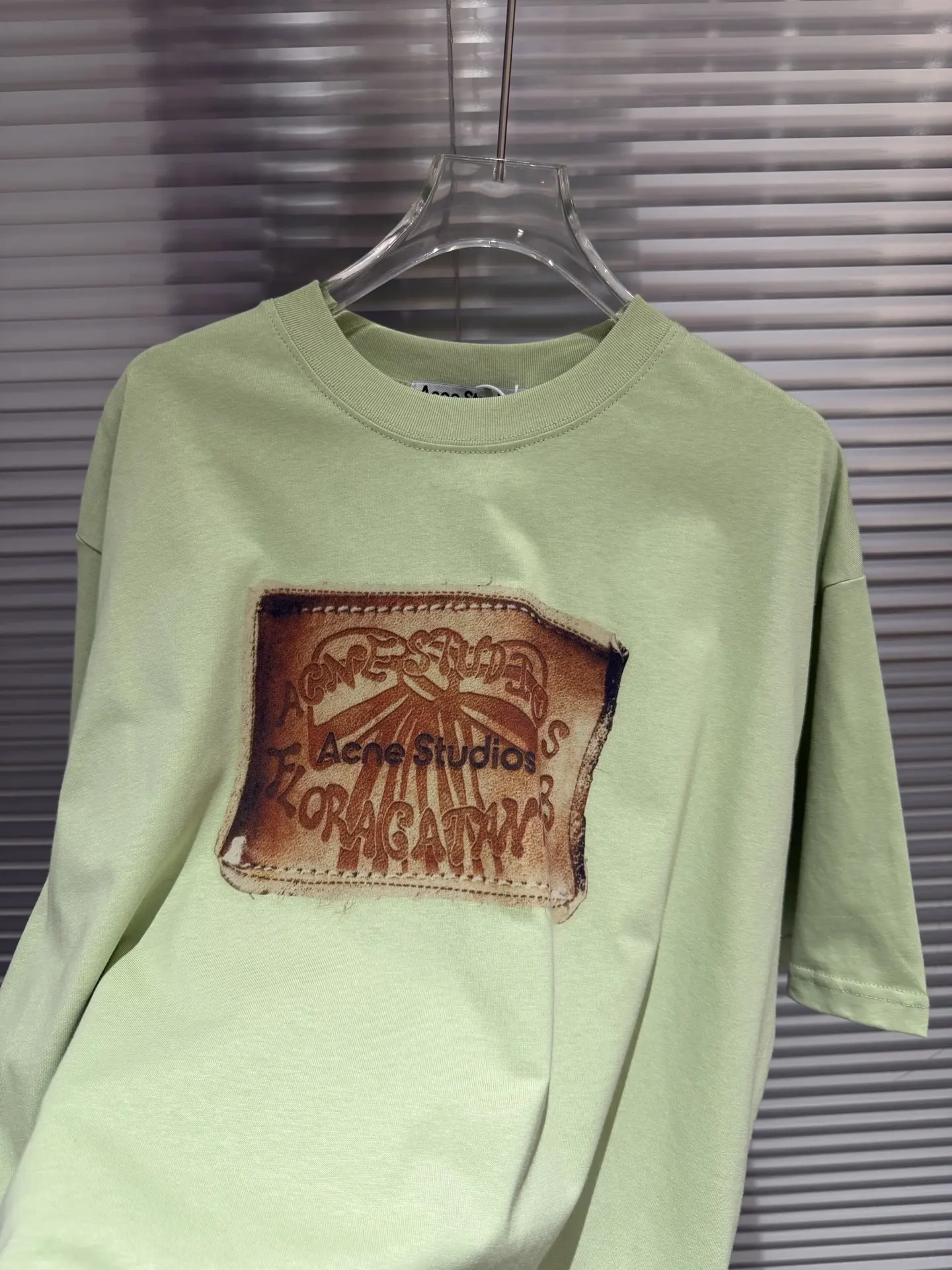 Distressed Patch Logo Oversized T-Shirt D10011383 — view 7
