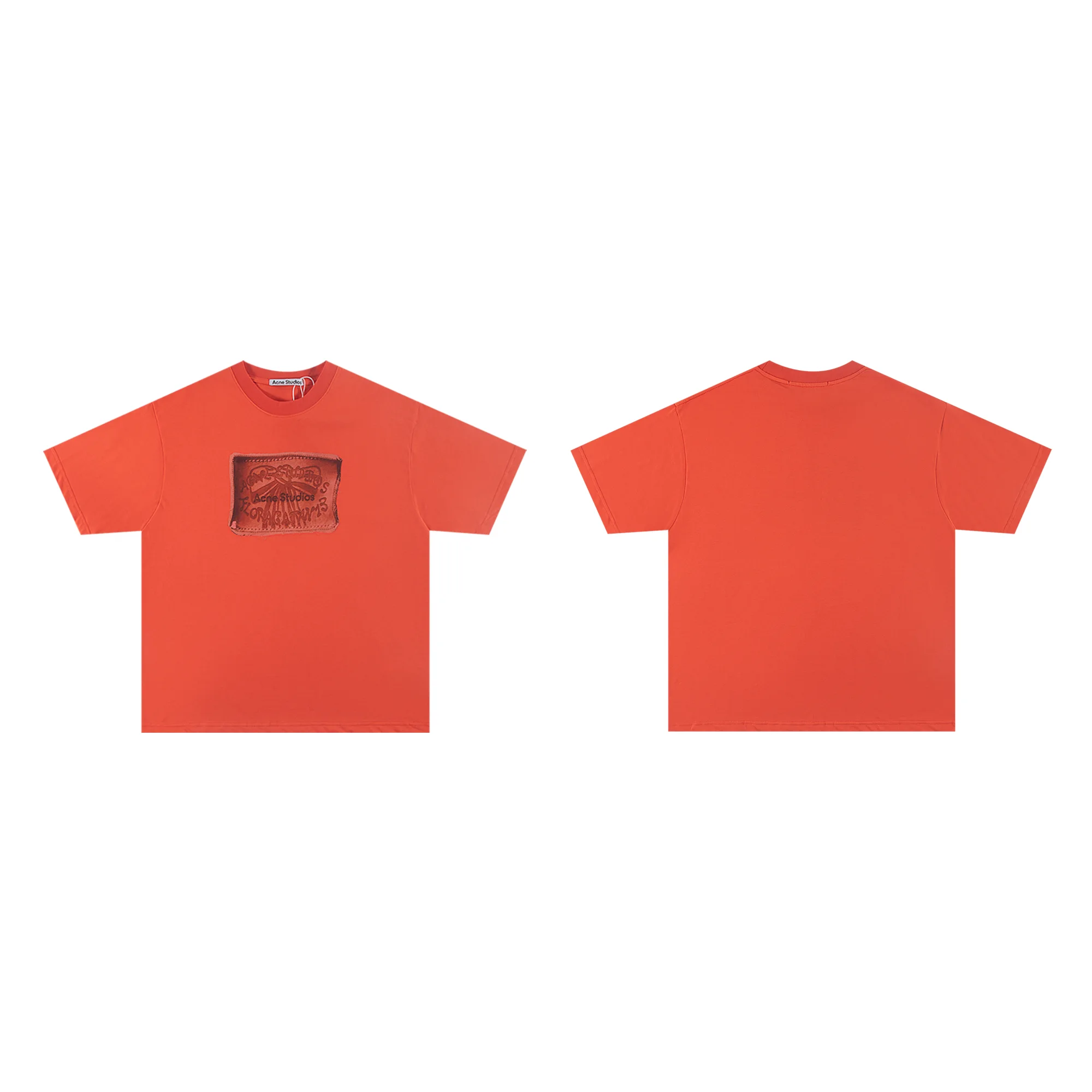 Logo Patch Oversized Cotton T-Shirt D10011386
