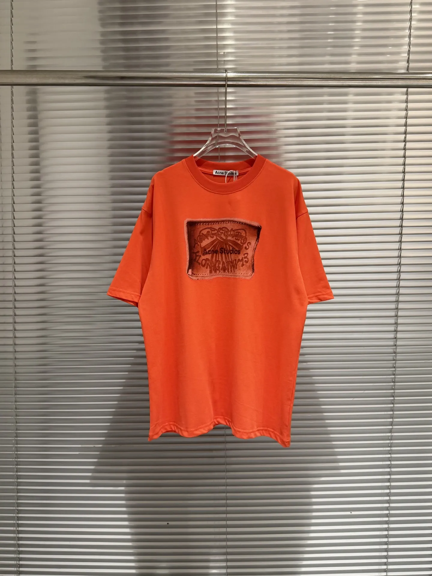 Distressed Patch Logo Oversized T-Shirt D10011385