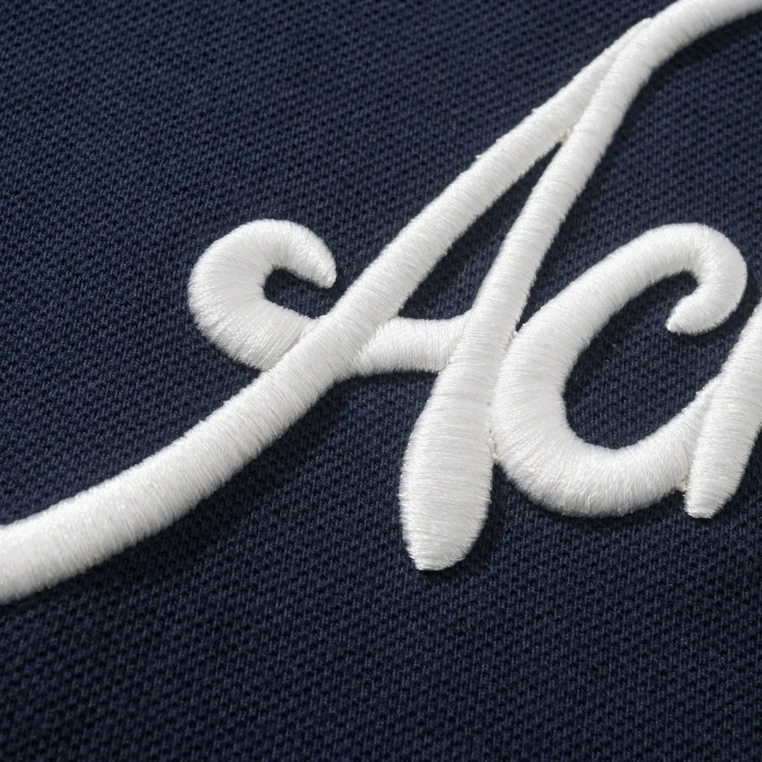 Embroidered Logo Piqué Cotton T-Shirt D10511373 — view 5