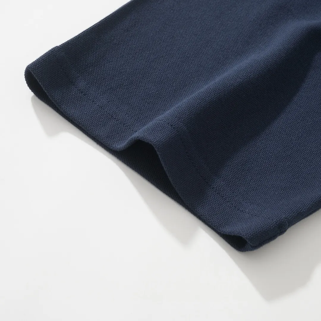 Embroidered Logo Piqué Cotton T-Shirt D10511373 — view 8