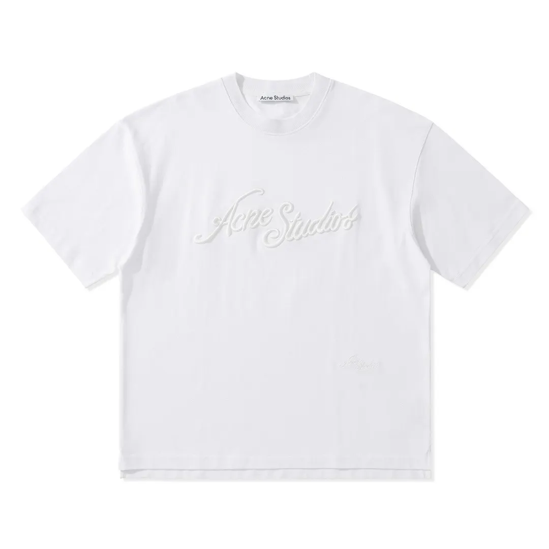 Embroidered Logo Piqué Cotton T-Shirt D10511372 — view 2