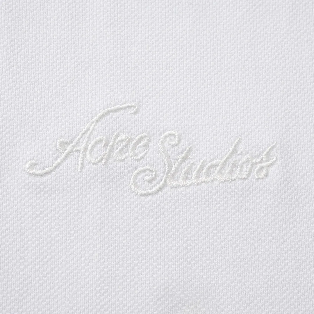 Embroidered Logo Piqué Cotton T-Shirt D10511372 — view 4