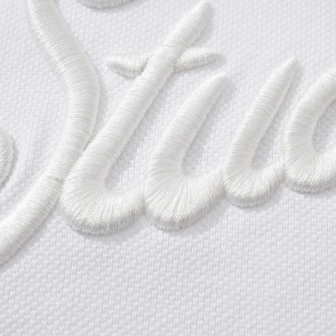 Embroidered Logo Piqué Cotton T-Shirt D10511372 — view 5