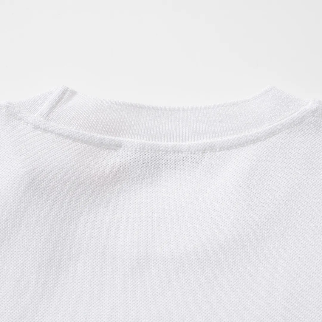 Embroidered Logo Piqué Cotton T-Shirt D10511372 — view 6