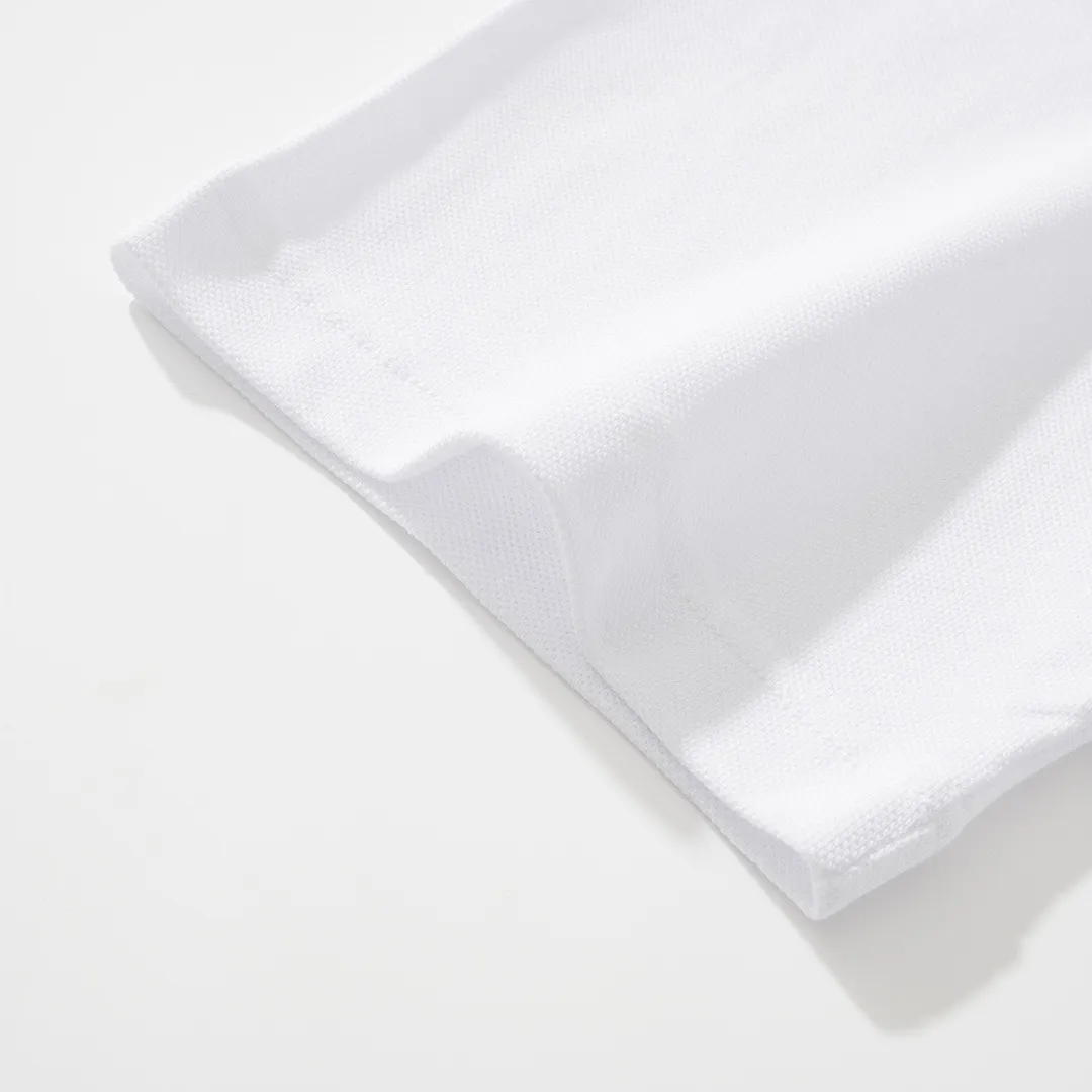 Embroidered Logo Piqué Cotton T-Shirt D10511372 — view 7