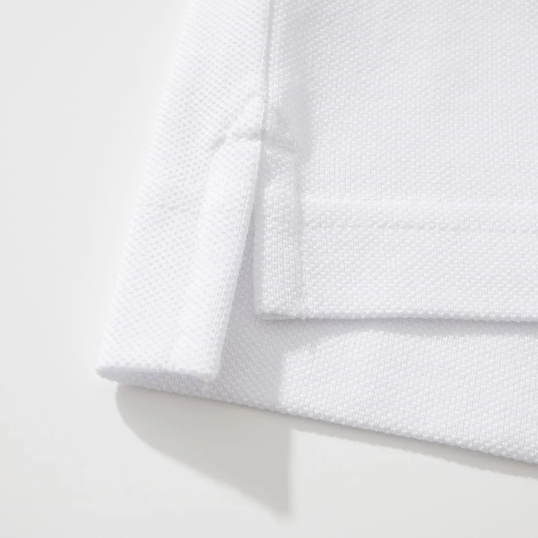 Embroidered Logo Piqué Cotton T-Shirt D10511372 — view 8