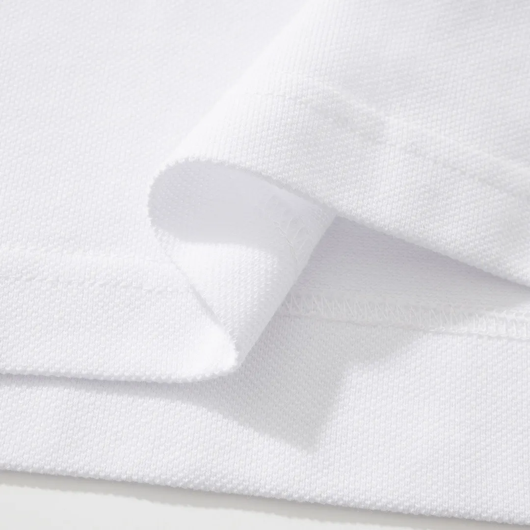 Embroidered Logo Piqué Cotton T-Shirt D10511372 — view 9