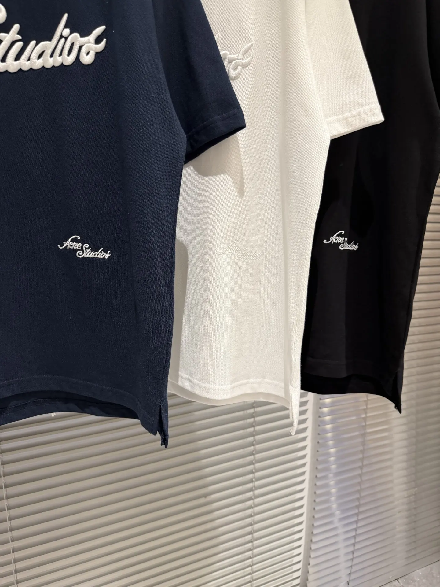 Embroidered Logo Piqué Cotton T-Shirt D10511371 — view 6