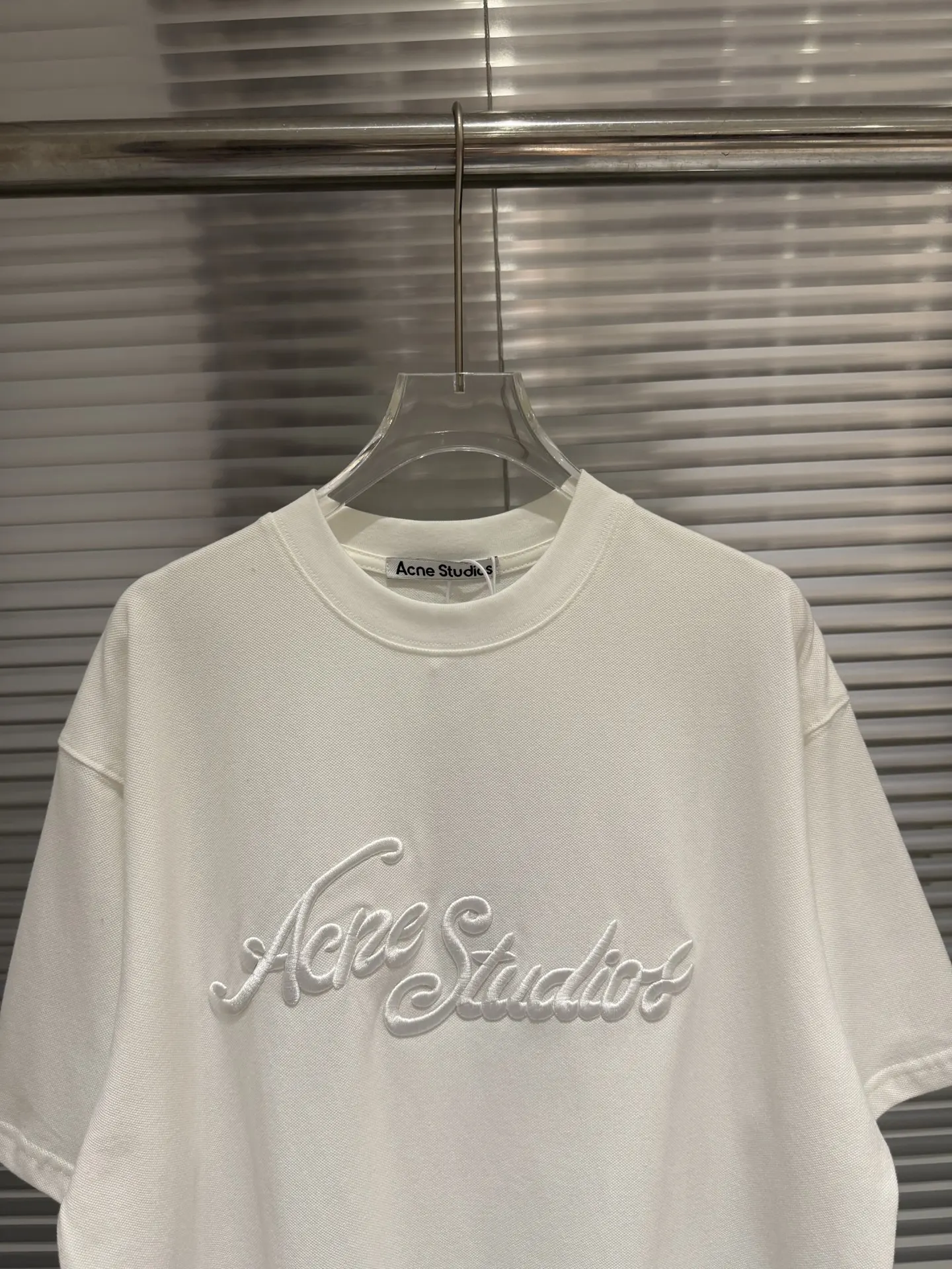 Embroidered Logo Piqué Cotton T-Shirt D10511371 — view 8