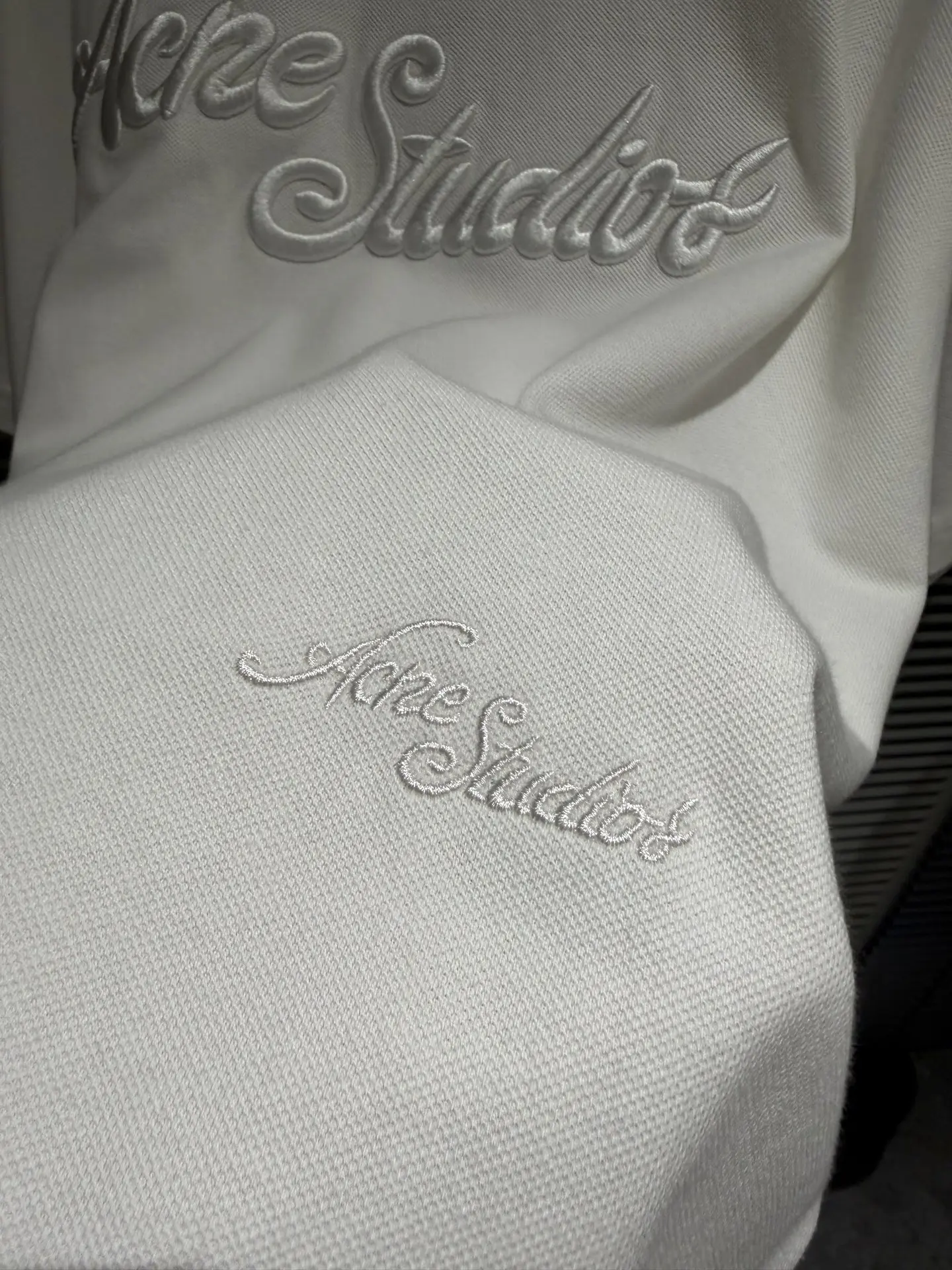 Embroidered Logo Piqué Cotton T-Shirt D10511371 — view 10