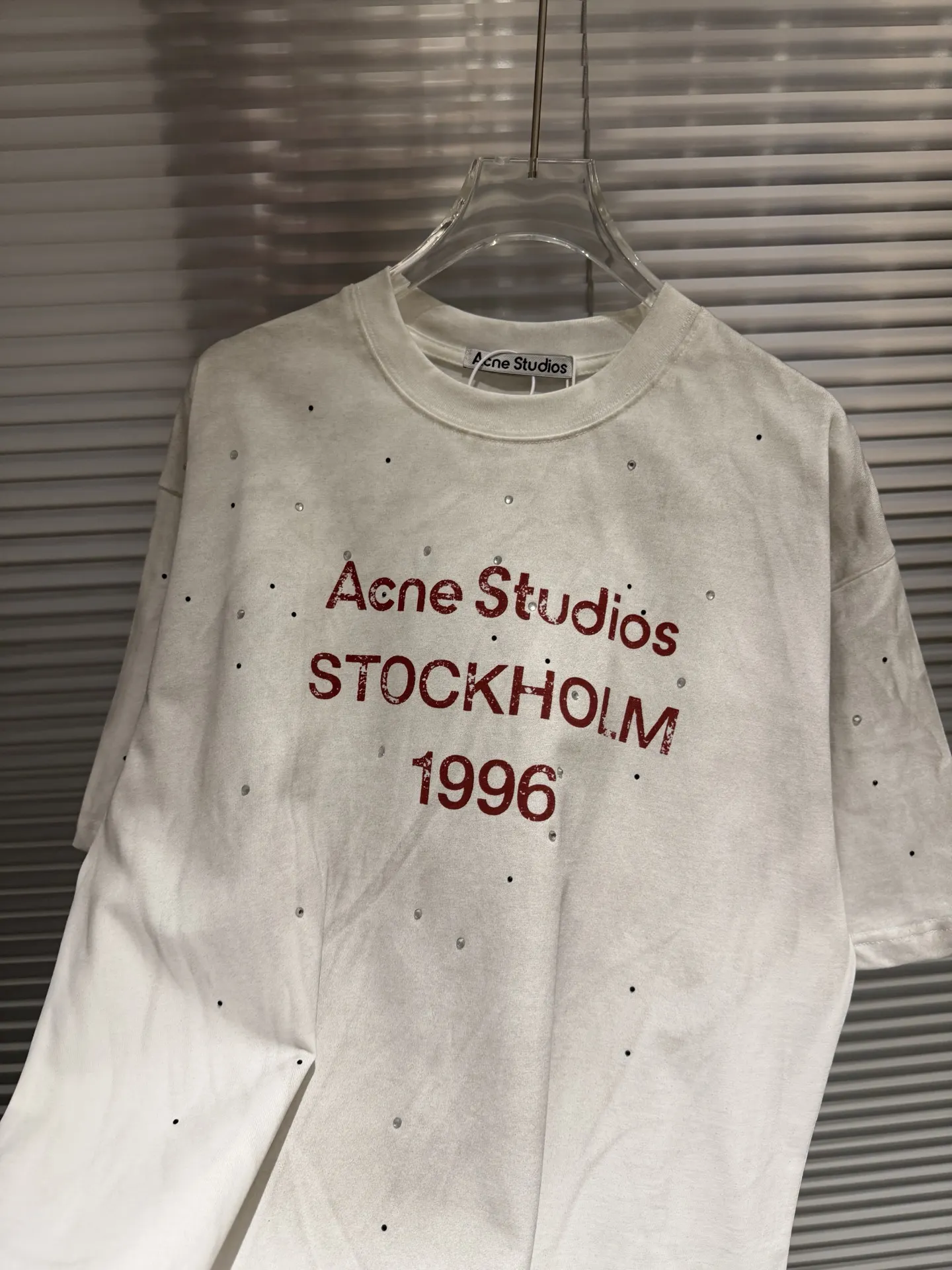 1996 Distressed Rhinestone Logo T-Shirt D10811365 — view 5