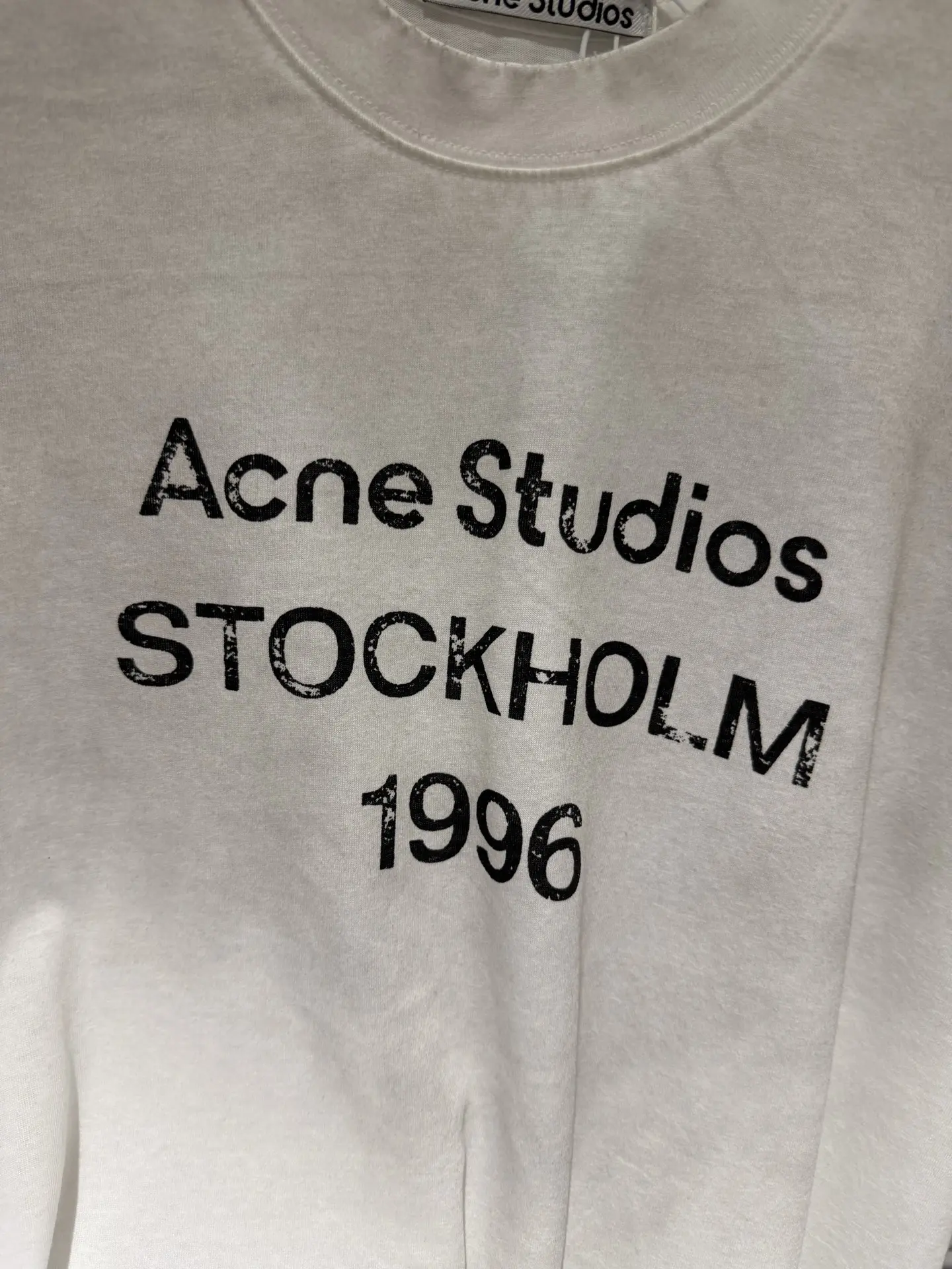 1996 Logo Distressed Cotton T-Shirt D9511393 — view 12