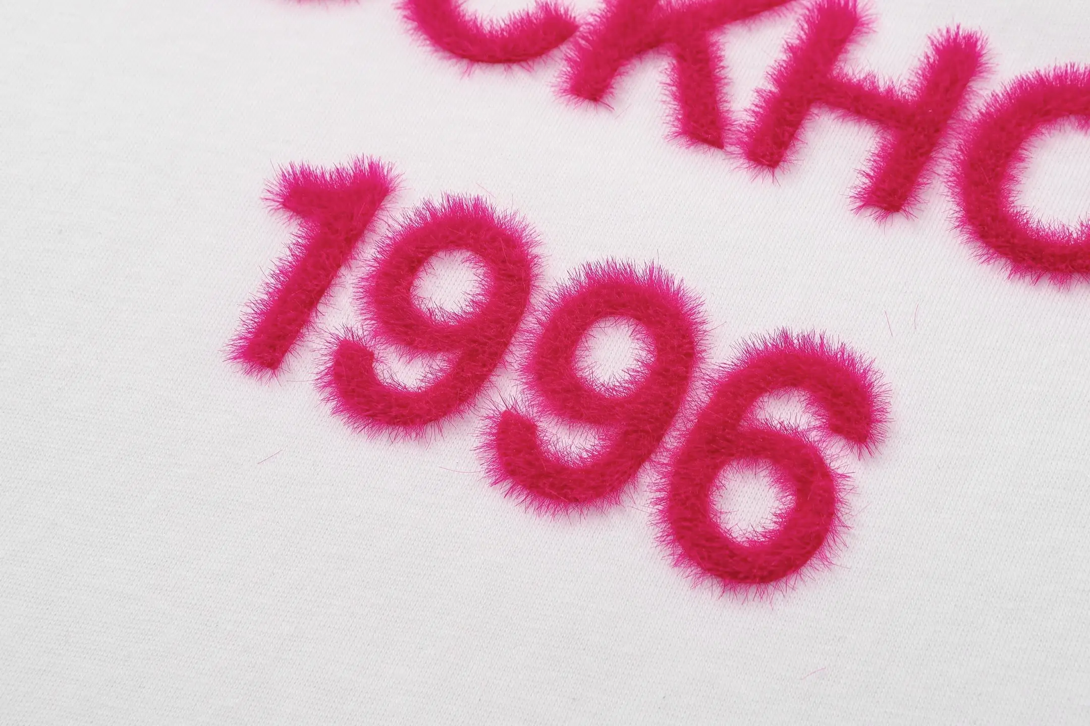 1996 Flocked Logo Cotton T-Shirt D9511369 — view 5