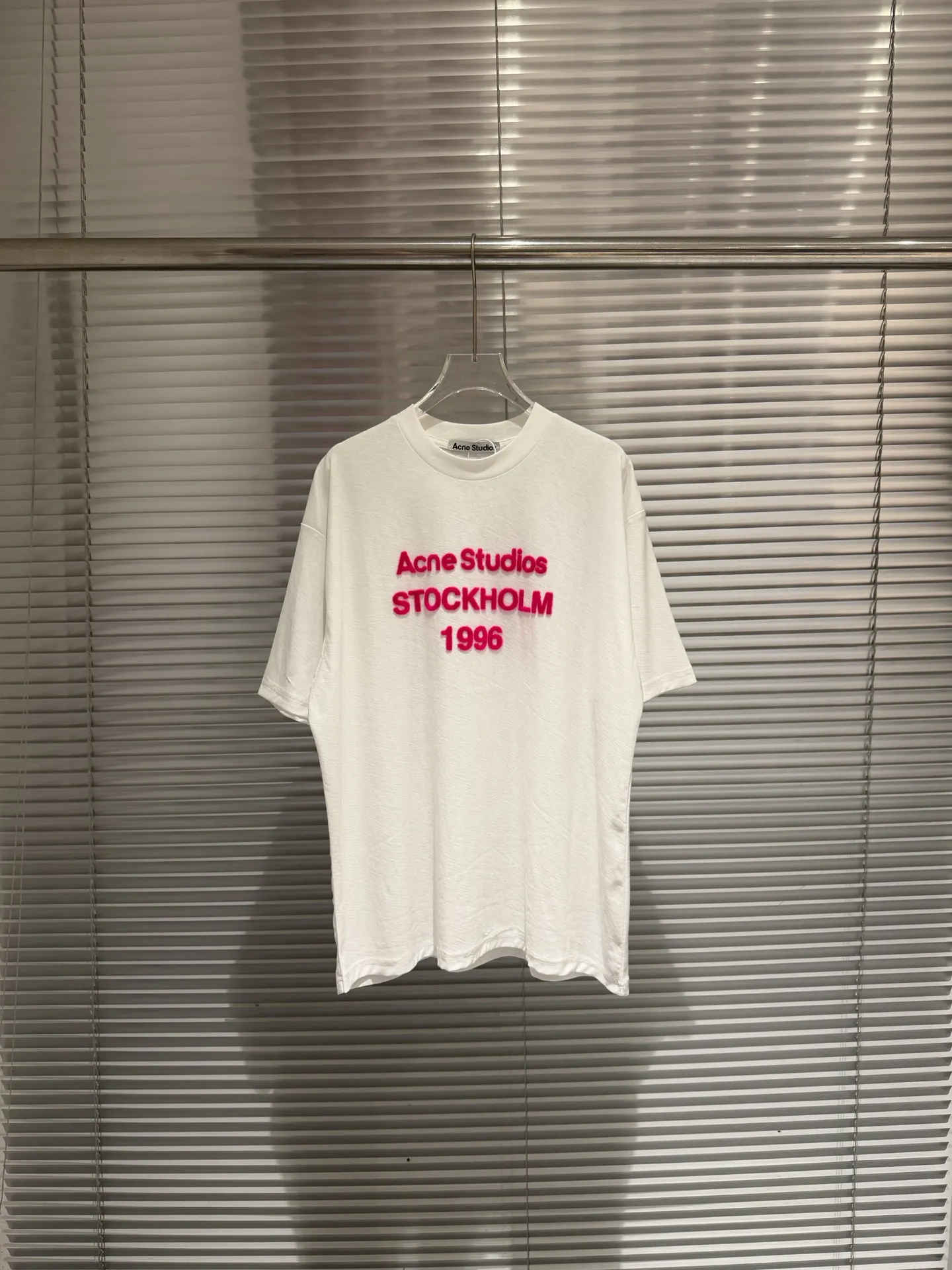 Logo Flocked Cotton T-Shirt D9511368 — view 7