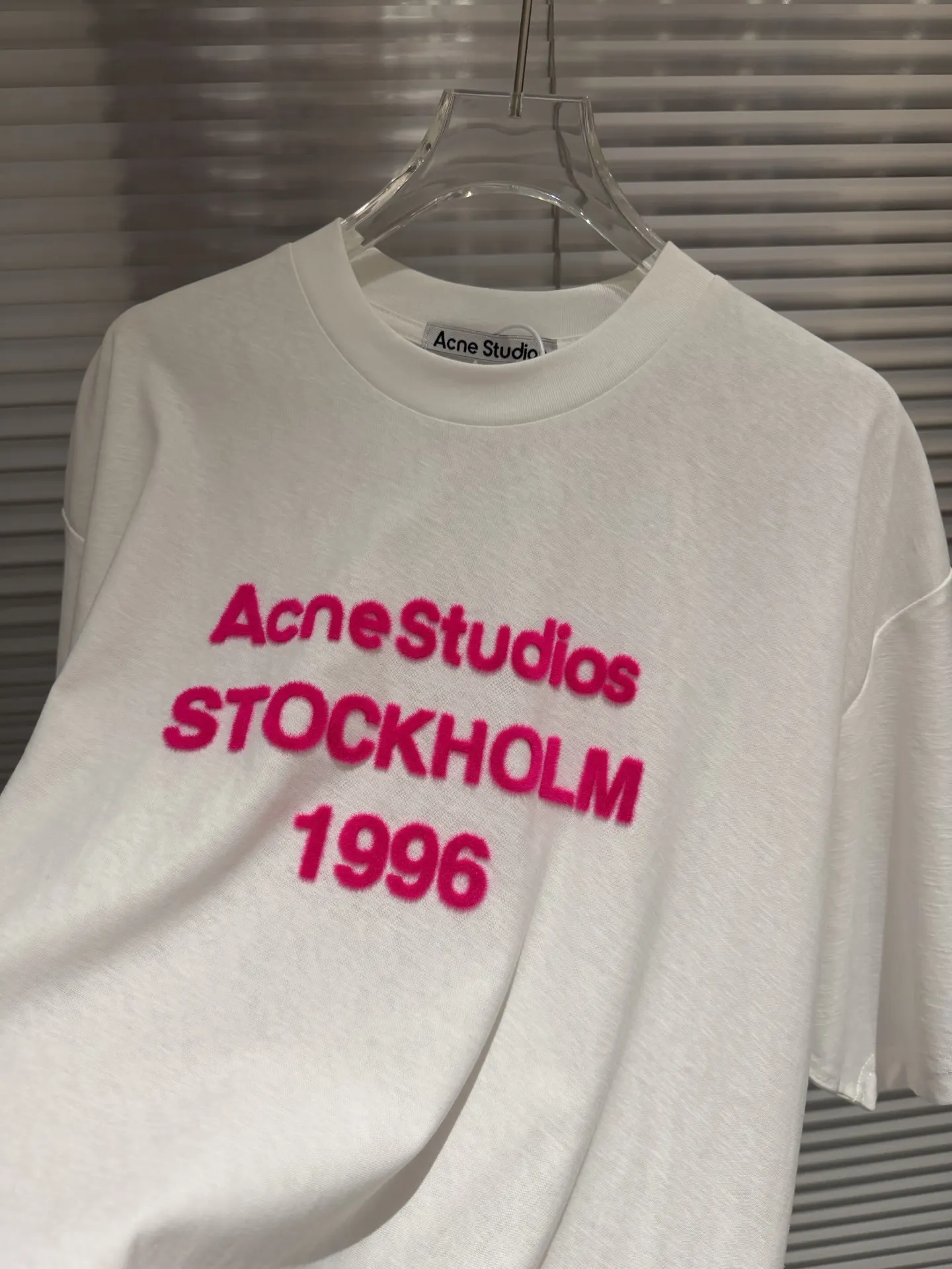 Logo Flocked Cotton T-Shirt D9511368 — view 10