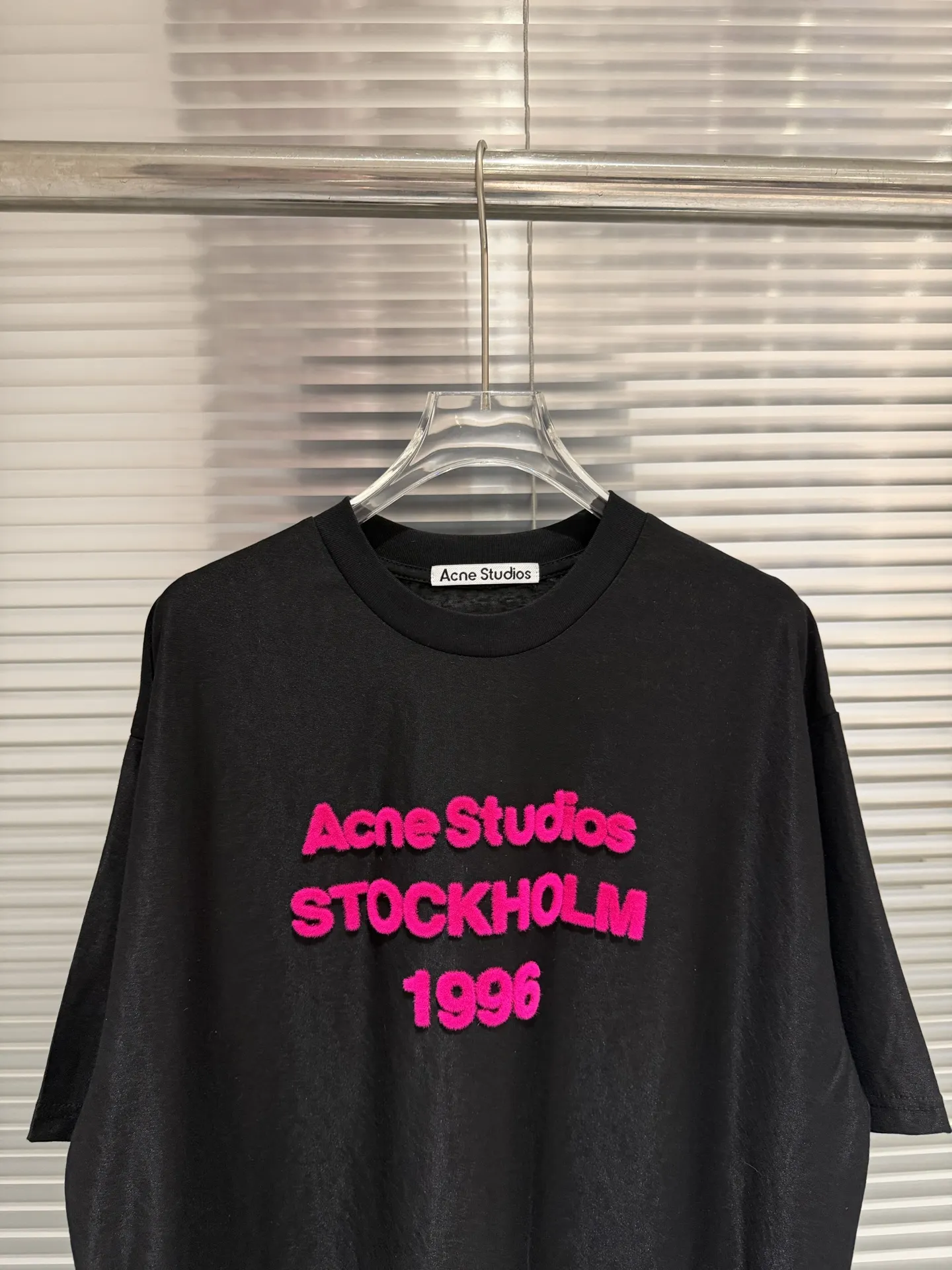 Logo Flocked Cotton T-Shirt D9511368 — view 14