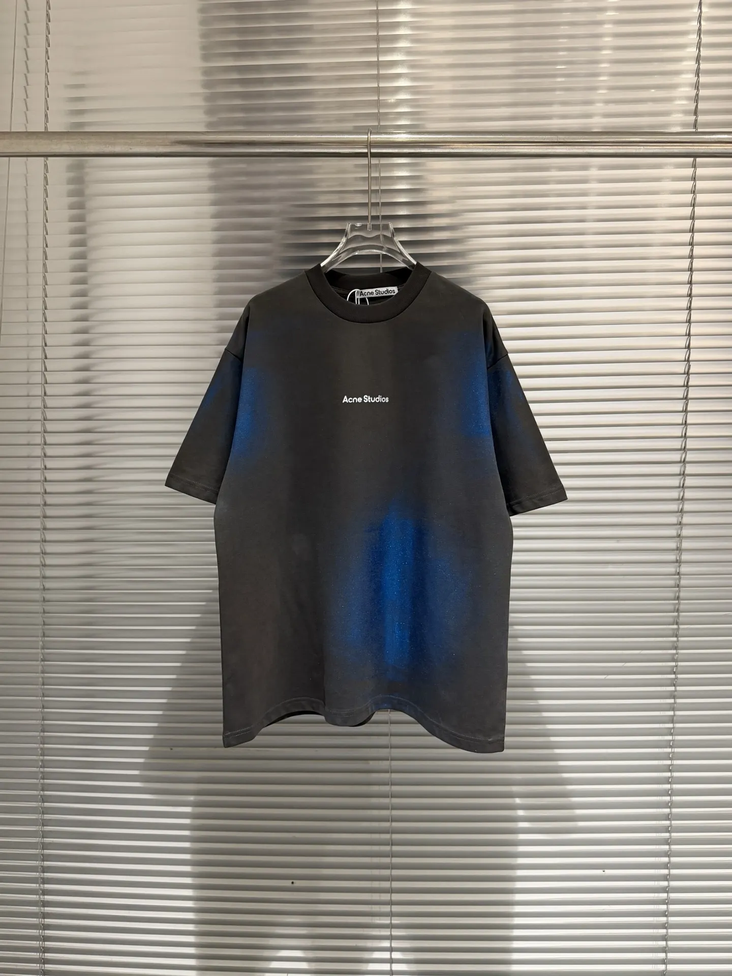 Logo Print Spray-Effect Cotton T-Shirt D11511400