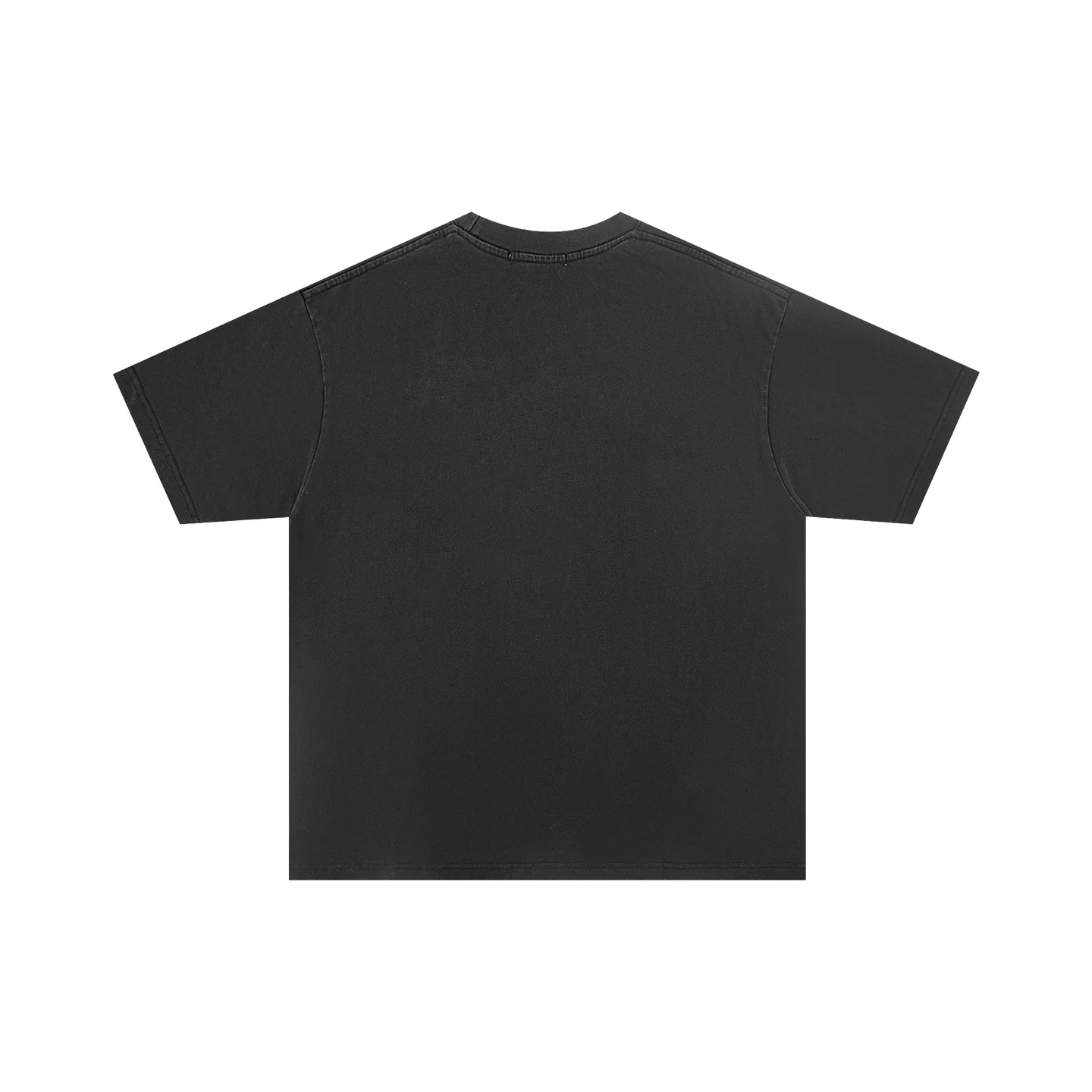 Heart Embroidery Oversized Cotton T-Shirt D10011405 — view 3