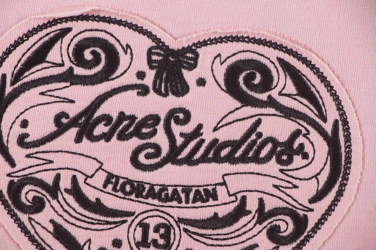Heart Embroidery Oversized T-Shirt D10011404 — view 5