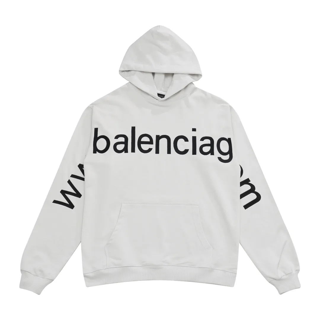 Logo Embroidery Oversized Cotton Hoodie D21918801 — view 3