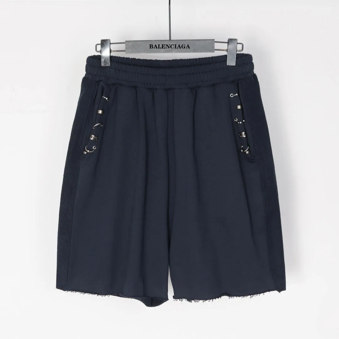 Pierced Hardware Cotton-Jersey Shorts D19512841