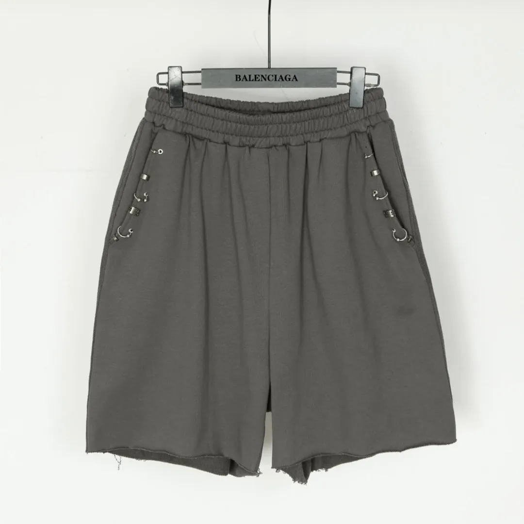 Pierced Cotton-Jersey Sweat Shorts D19512840