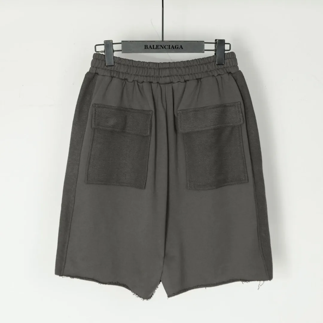 Pierced Cotton-Jersey Sweat Shorts D19512840 — view 2