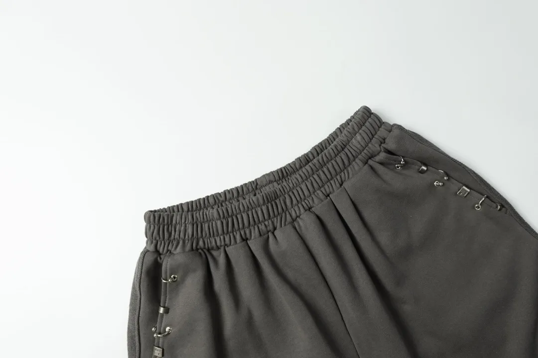 Pierced Cotton-Jersey Sweat Shorts D19512840 — view 3