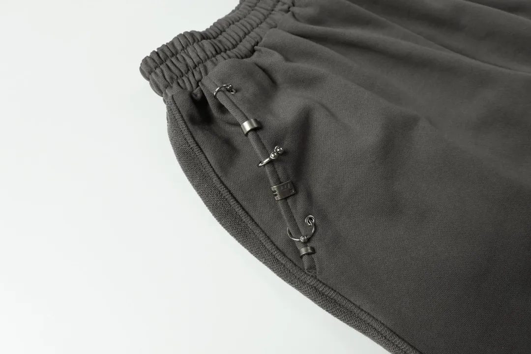 Pierced Cotton-Jersey Sweat Shorts D19512840 — view 4