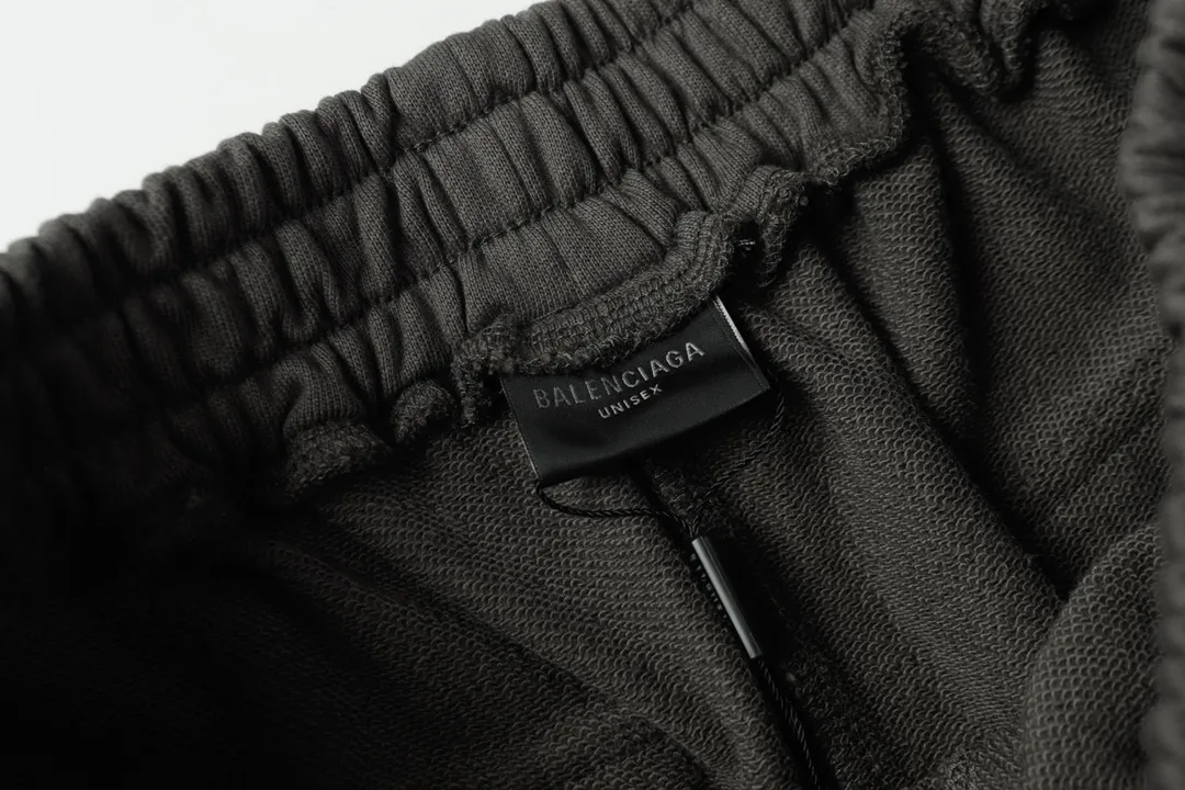 Pierced Cotton-Jersey Sweat Shorts D19512840 — view 6
