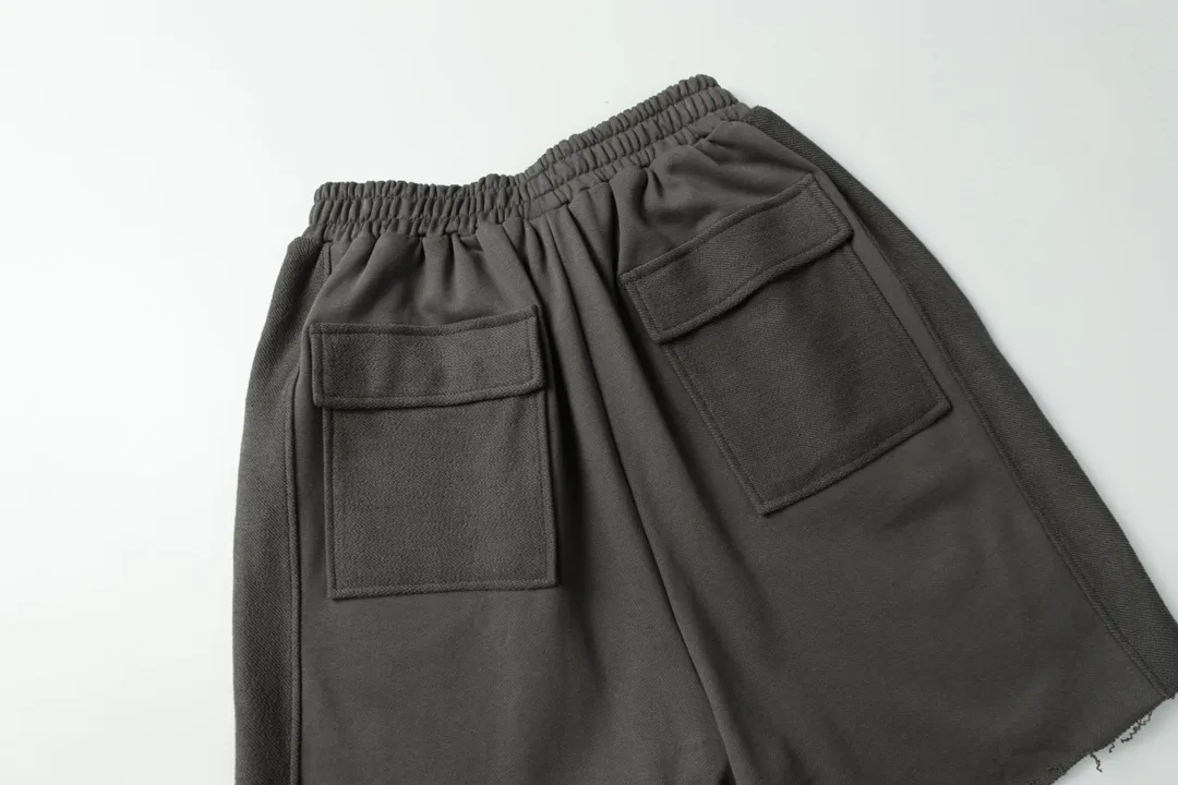 Pierced Cotton-Jersey Sweat Shorts D19512840 — view 7