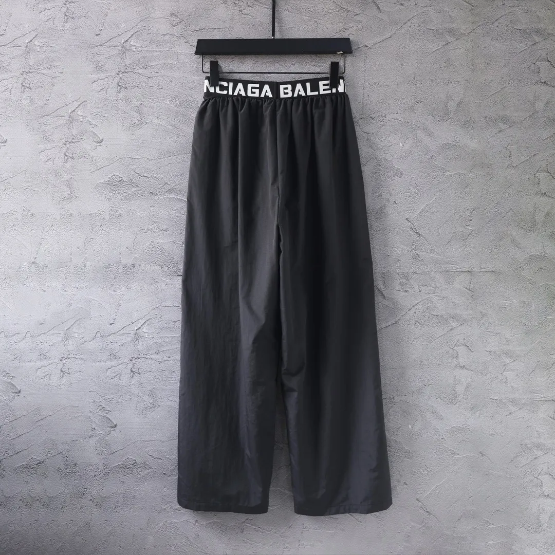 Logo-Print Wide-Leg Shell Track Pants D29912571 — view 2