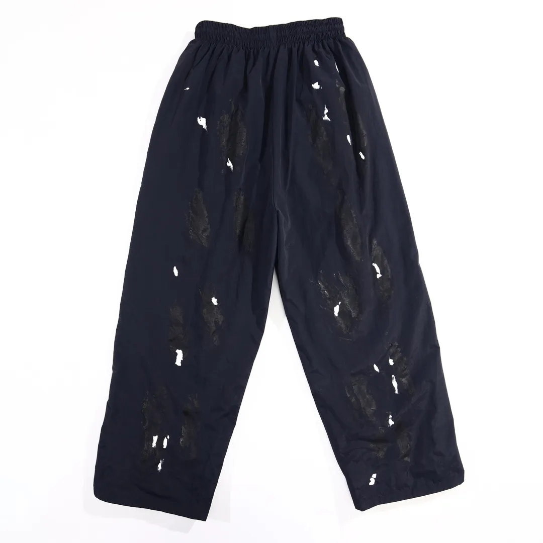 Distressed Mud-Effect Track Pants D27912562 — view 2