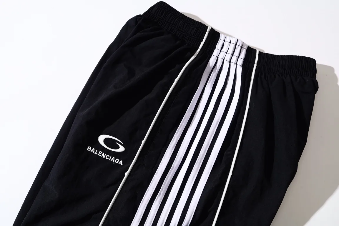 Logo-Embroidered Striped Shell Track Pants D27912550 — view 4
