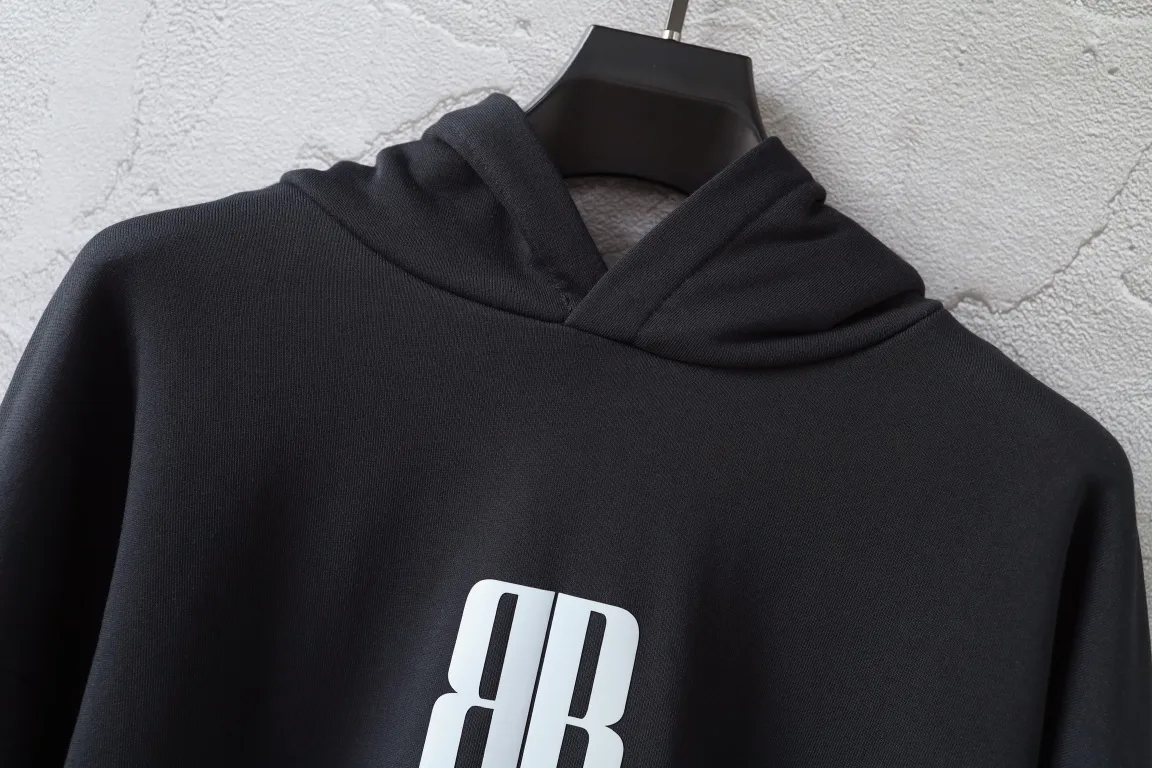 Logo Print Oversized Cotton-Blend Hoodie D24921337 — view 3