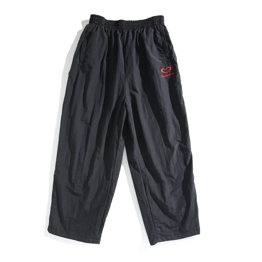 Heart Embroidered Shell Track Pants D25912536