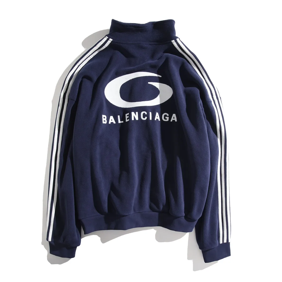 Embroidered Fleece Zip-Up Track Jacket D30918785 — view 11