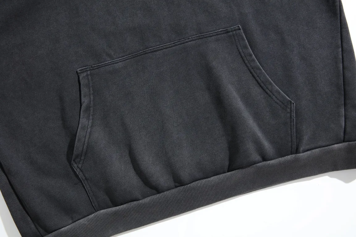 Logo Embroidered Washed Cotton Hoodie D30921339 — view 16