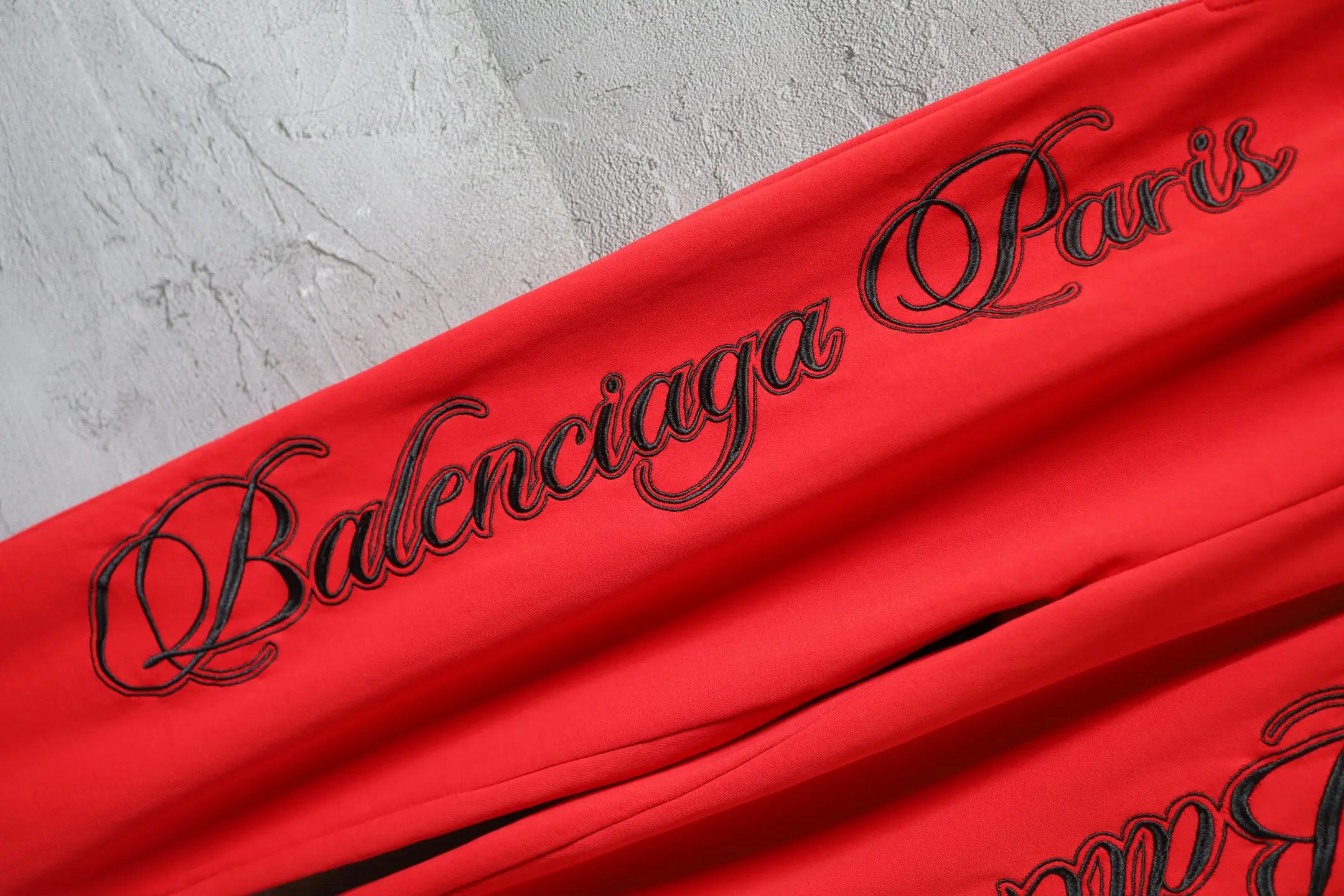 Logo Embroidered Wide-Leg Sweatpants D25521313 — view 3