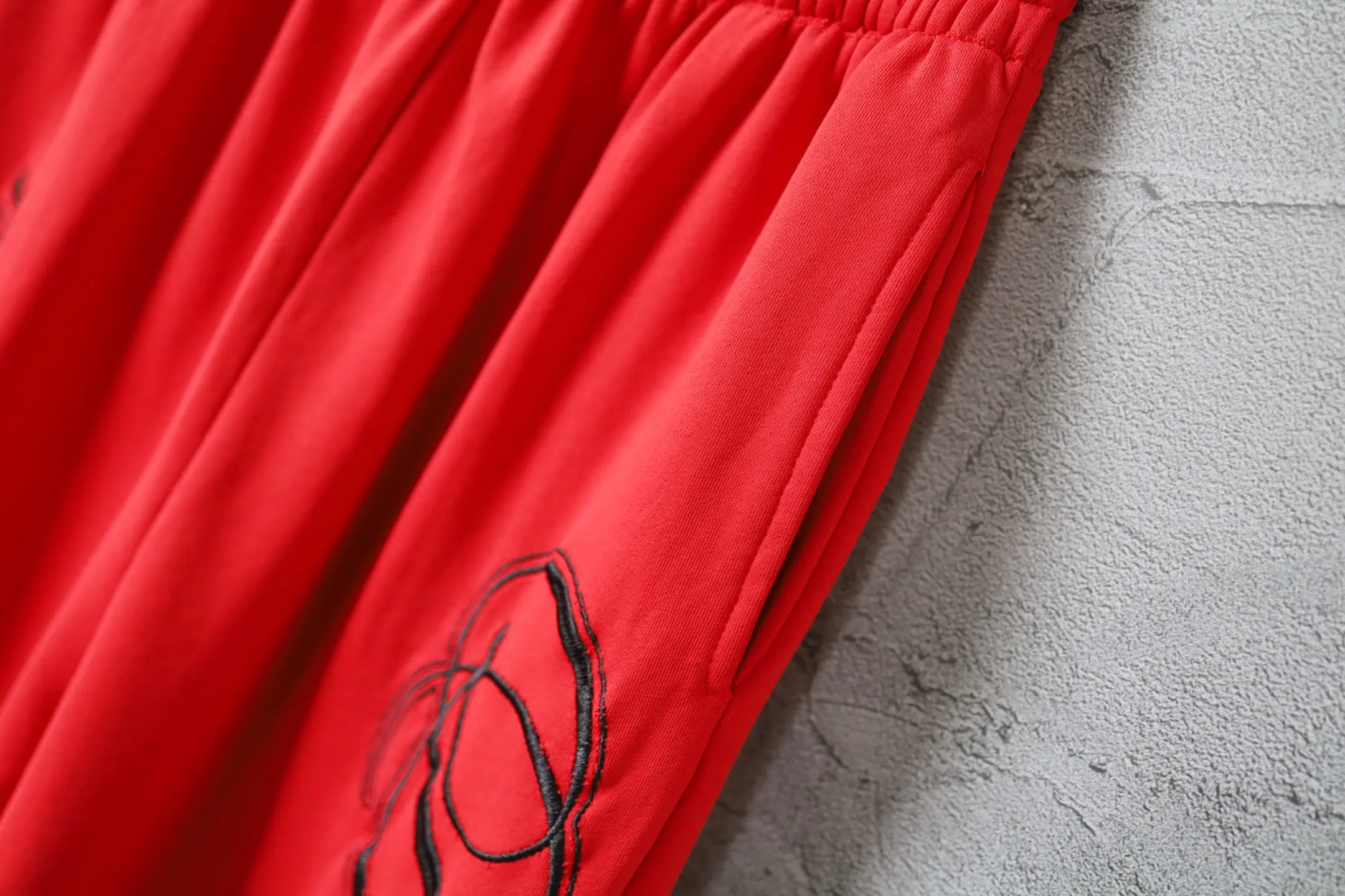 Logo Embroidered Wide-Leg Sweatpants D25521313 — view 6