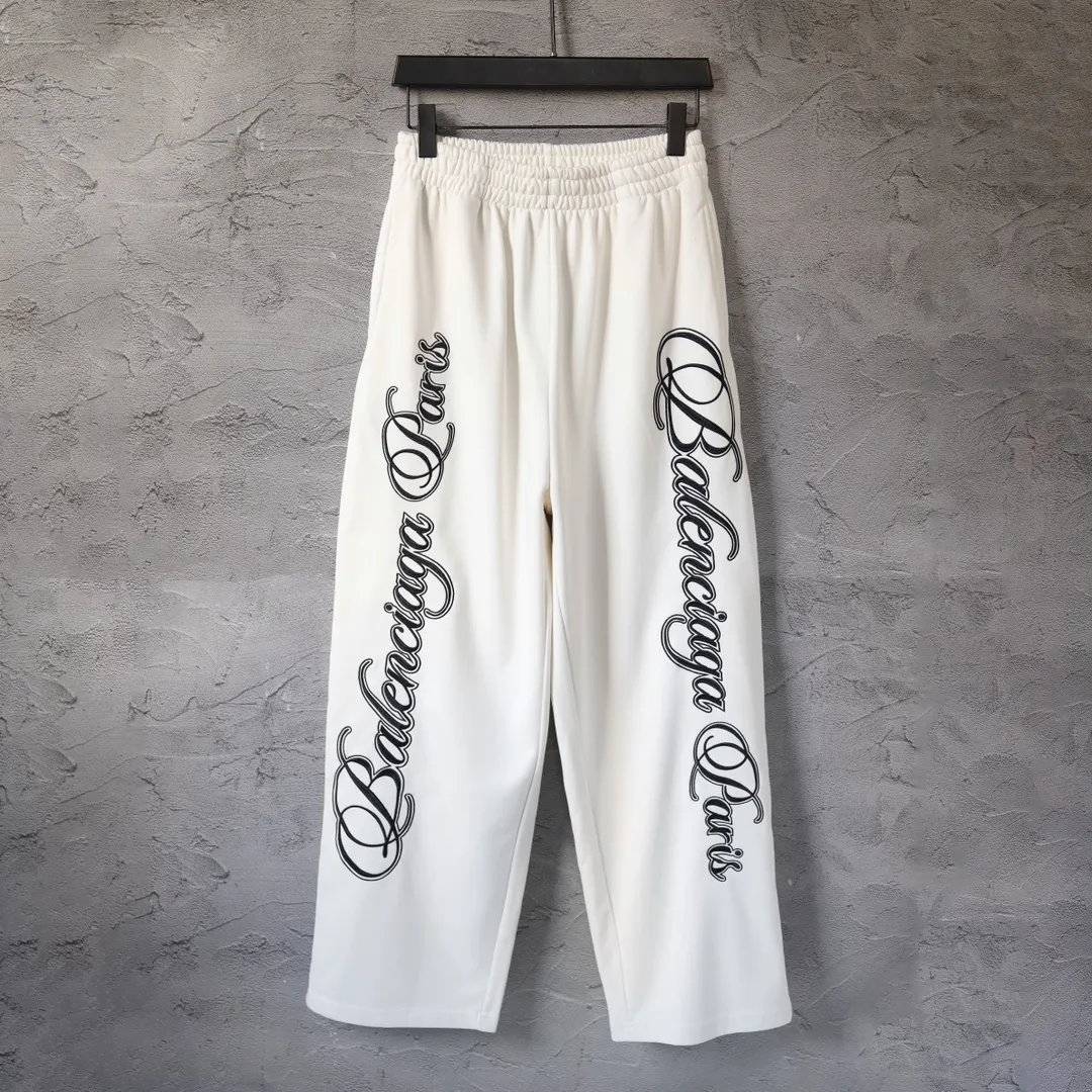 Logo Embroidered Wide-Leg Sweatpants D25521313 — view 19