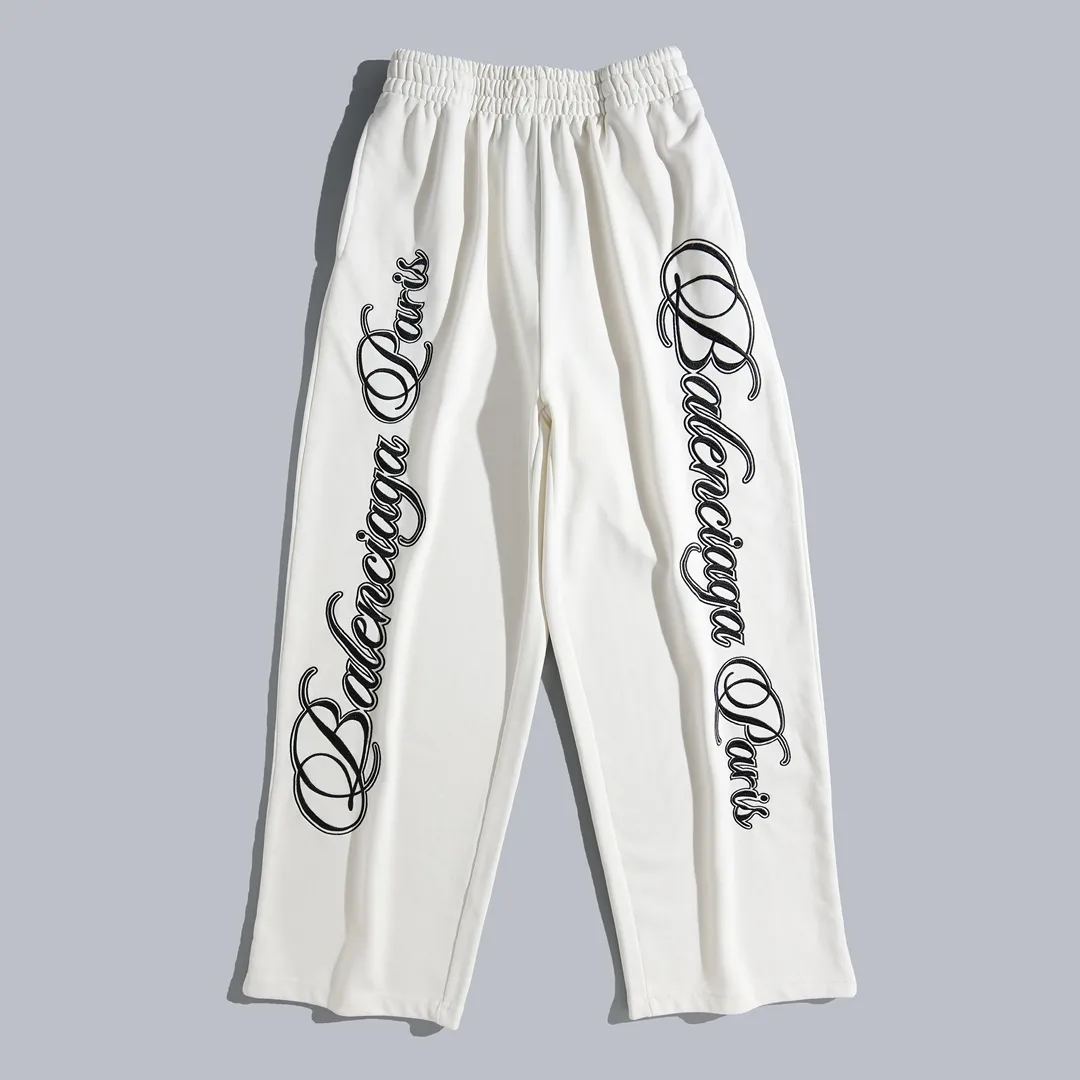 Logo Embroidered Wide-Leg Sweatpants D25521313 — view 28