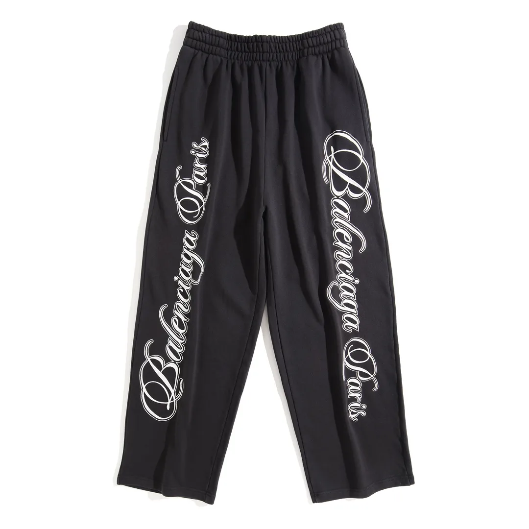 Logo Embroidered Wide-Leg Sweatpants D25521313 — view 46