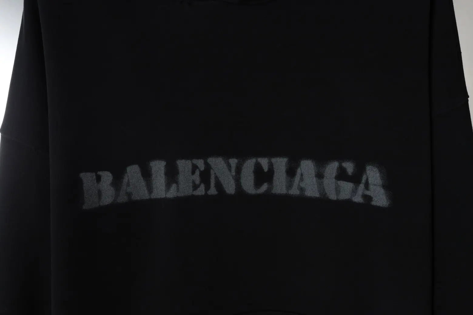 Distressed Logo Print Oversized Hoodie D23518788 — view 4