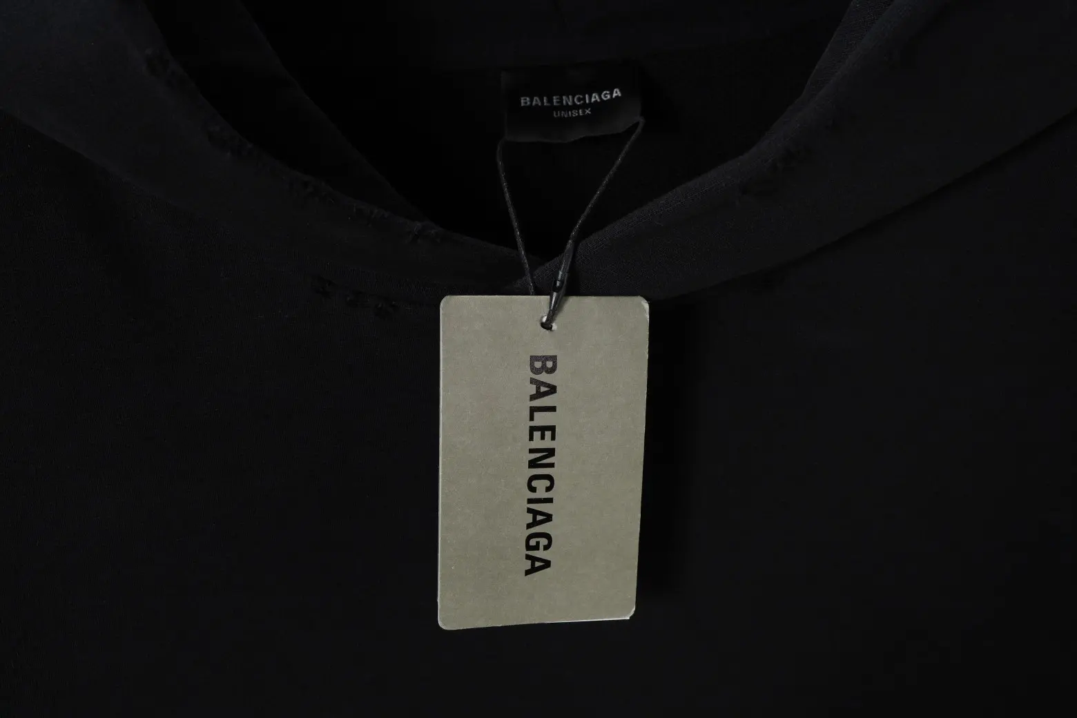 Distressed Logo Print Oversized Hoodie D23518788 — view 8