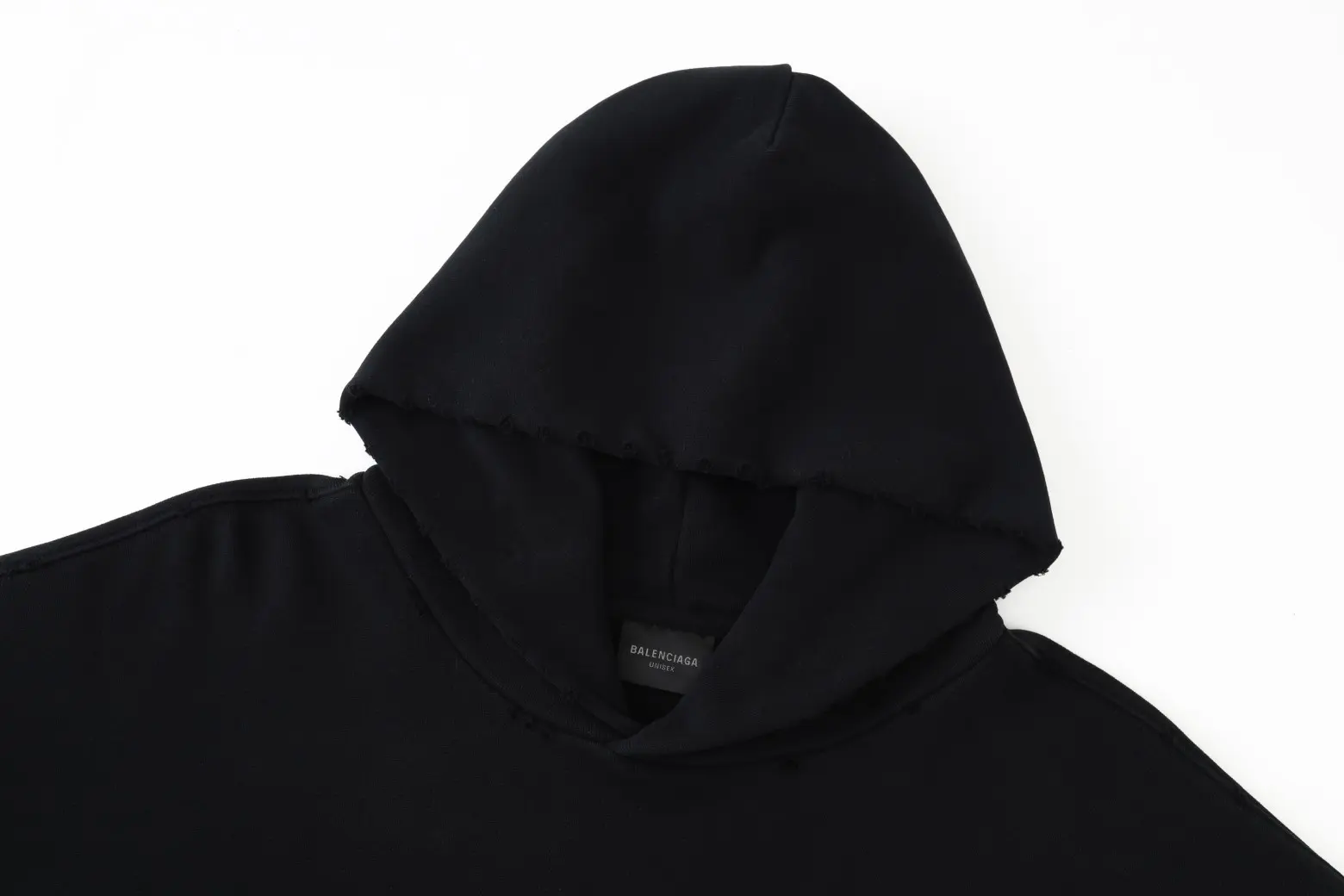 Distressed Logo Print Oversized Hoodie D23518788 — view 16